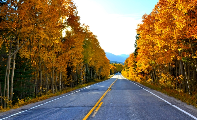 Scenic drive, Colorado, Fall Colors in Colorado